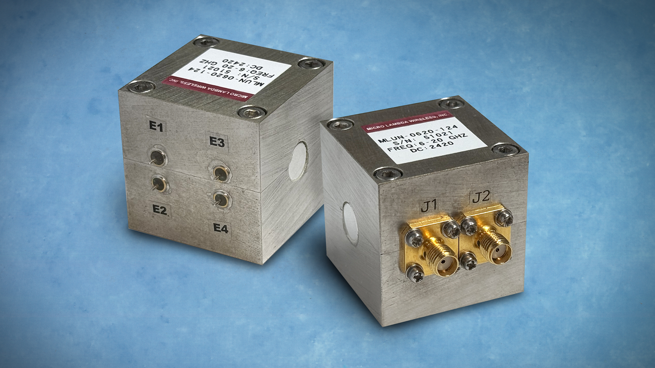 NEW 120 Series “Ultra Notch”    Bandreject Filters covering 6 GHZ TO 20 GHZ